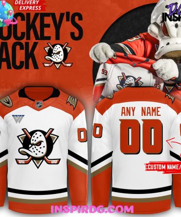 Anaheim Ducks Home Breakaway 2024 White Hockey Jersey