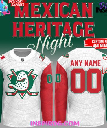 Anaheim Ducks Mexican Heritage Night 2025 Hockey Jersey