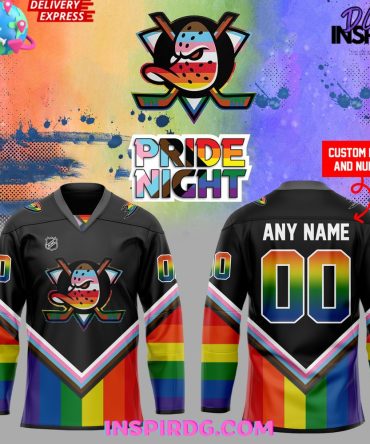 Anaheim Ducks Pride Night 2025 Jersey