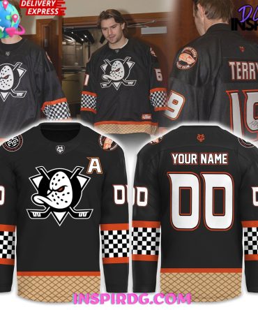 Anaheim Ducks Vans Off The Wall Special Hockey Jersey