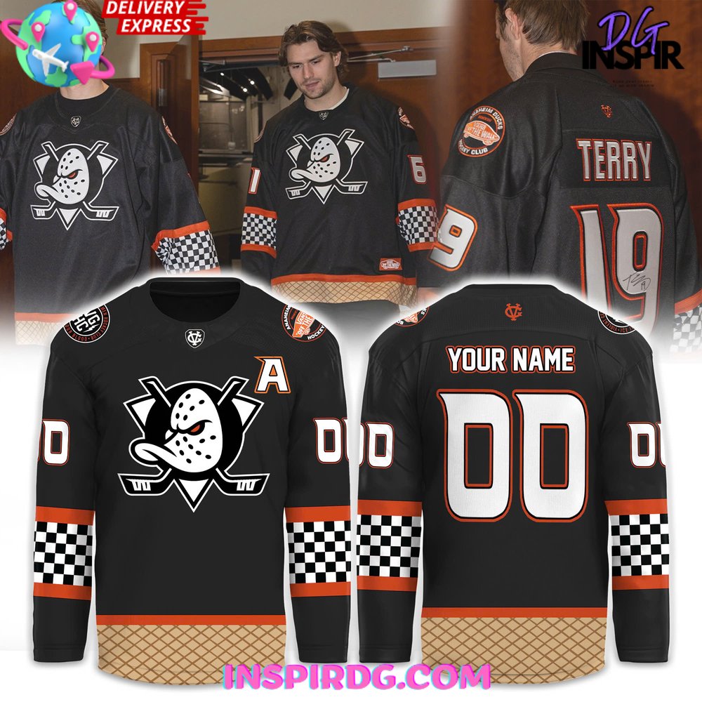 Anaheim Ducks Vans Off The Wall Special Hockey Jersey