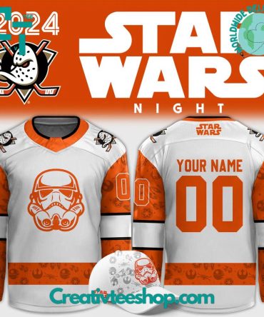 Anaheim Ducks X Star Wars Night Hockey Jersey