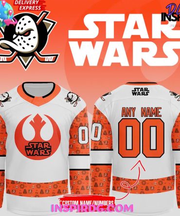Anaheim Ducks X Star Wars Custom Hockey Jersey