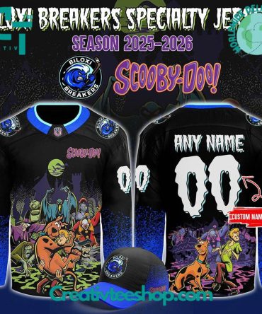 Biloxi Breakers X Scooby-Doo Night 2025 Custom Hockey Jersey