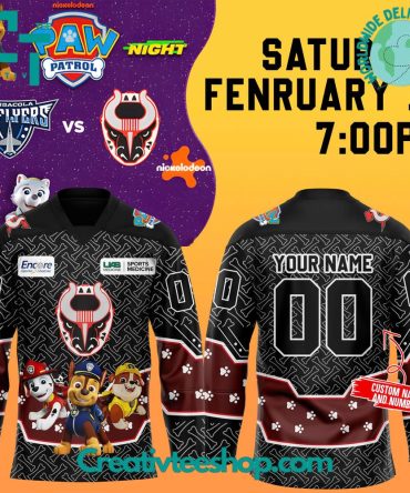 Birmingham Bulls X Paw Patrol Night & Weiner Dog Race Hockey Jersey