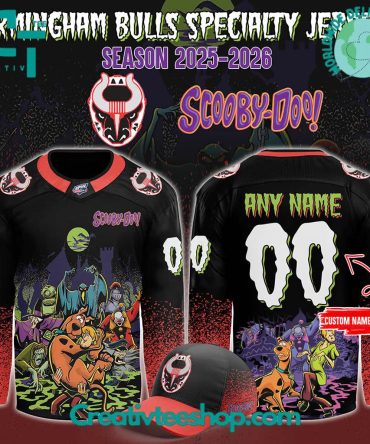 Birmingham Bulls X Scooby-Doo Night 2025 Custom Hockey Jersey