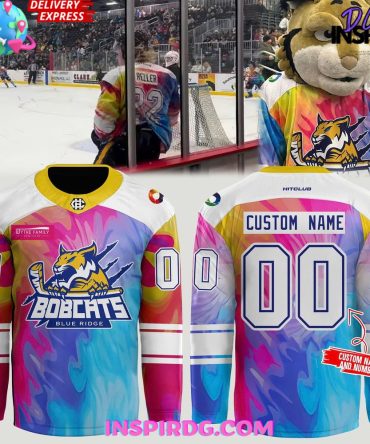 Blue Ridge Bobcats Autism Awareness Night Special Hockey Jersey