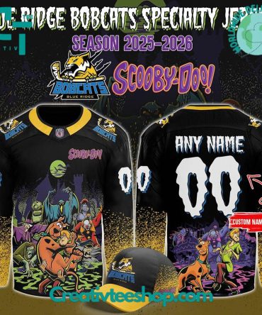 Blue Ridge Bobcats X Scooby-Doo Night 2025 Custom Hockey Jersey