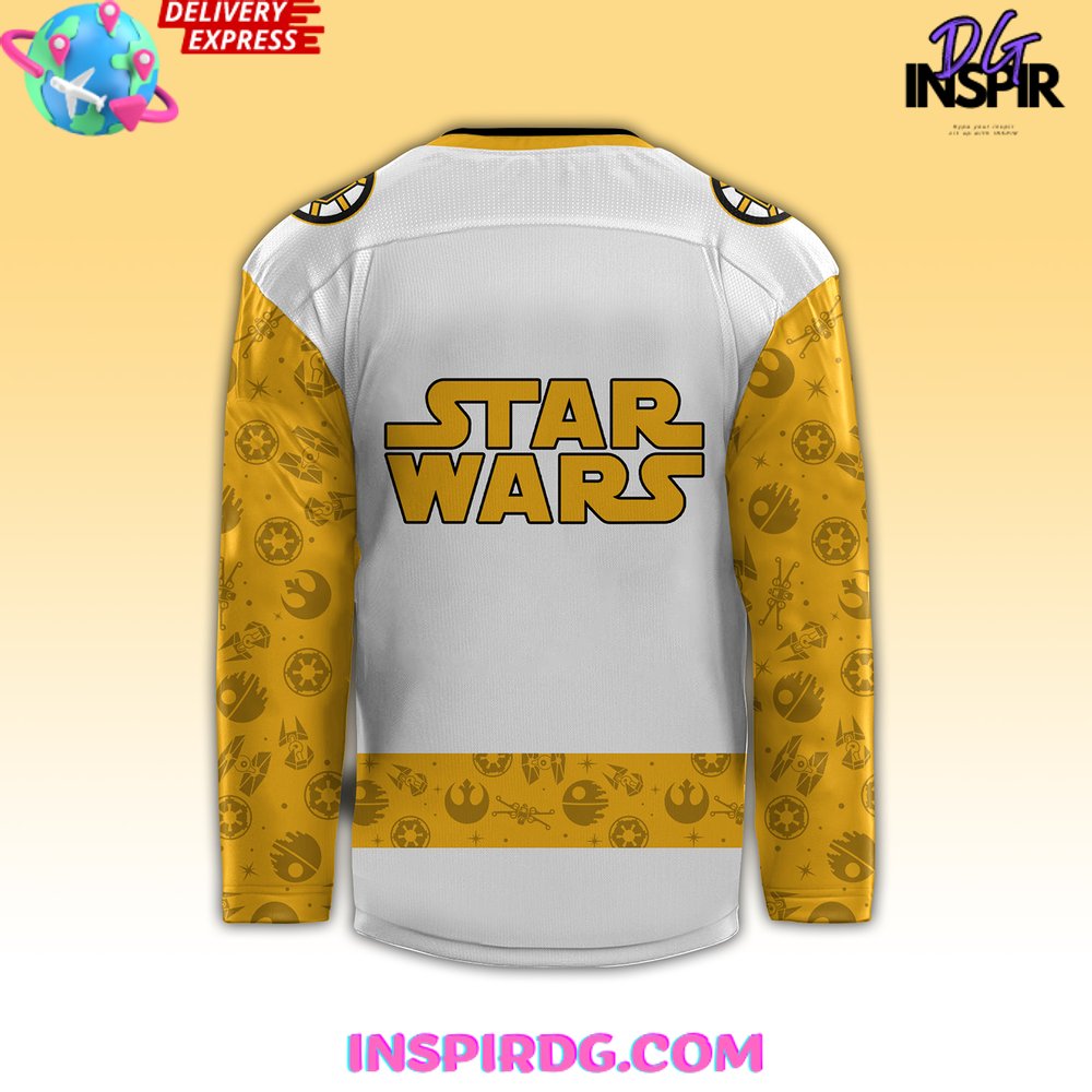 Boston Bruins X Star Wars Night Hockey Jersey - Image 3