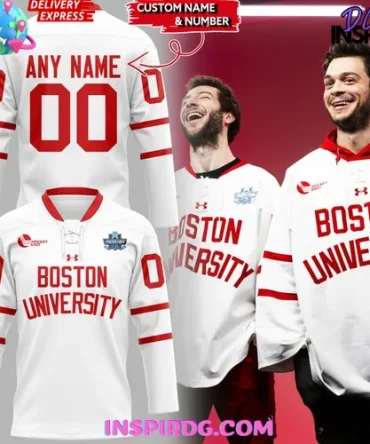 Boston University Terriers Frozen Four 2025 Hockey Jersey