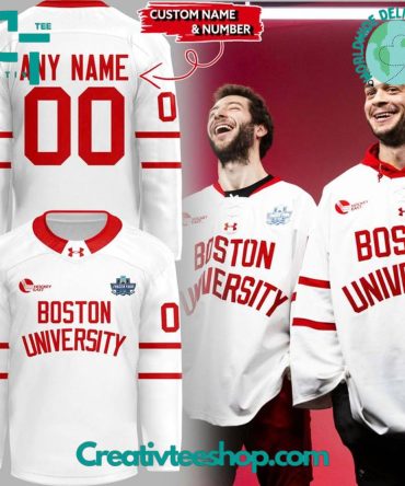 Boston University Terriers Men'S Hockey 2025 Ncaa Frozen Four Jersey
