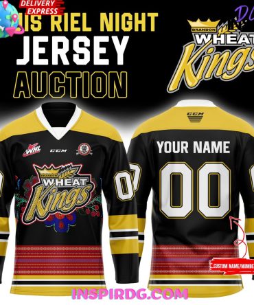 Brandon Wheat Kings Louis Riel Night Jersey Auction