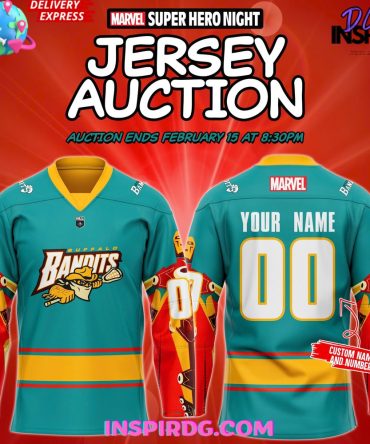 Buffalo Bandits Marvel Super Hero Night 2025 Jersey