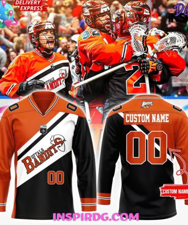 Buffalo Bandits New Uniform 2024-2025 Special Hockey Jersey