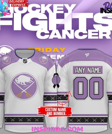 Buffalo Sabres Hockey Fights Cancer Special Edition Hockey Jersey