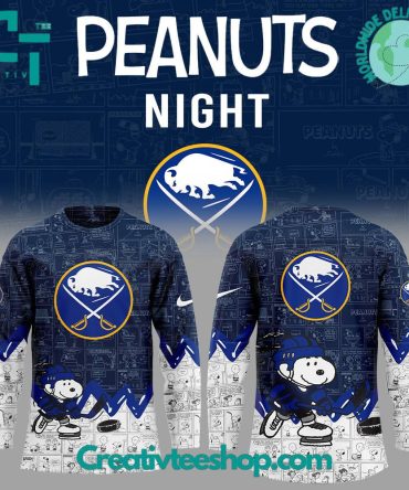 Buffalo Sabres Peanuts Night Special Hockey Jersey