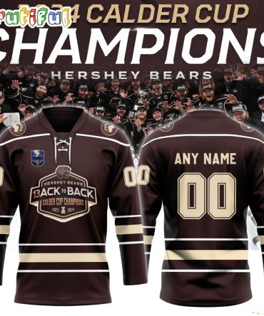 Ccm Hershey Bears 2024 Calder Cup Back To Back 13 Time Champion Jersey