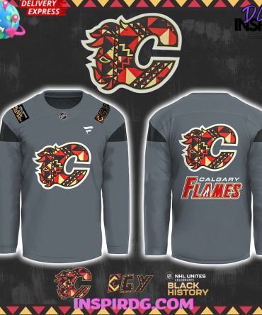 Calgary Flames Black History Month 2025 Hockey Jersey