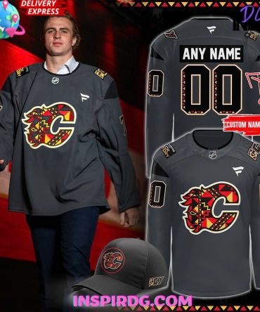 Calgary Flames Black History Month 2025 Jersey