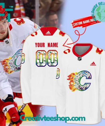 Calgary Flames Pride Hockey Jersey