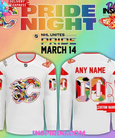 Calgary Flames Pride Night 2025 Nhl Jersey