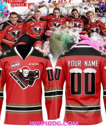 Calgary Hitmen Teddy Bear Toss Premium Hockey Jersey