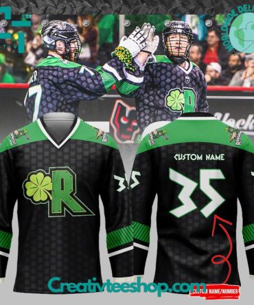 Calgary Roughnecks St.Patrick'S Day Hockey Jersey