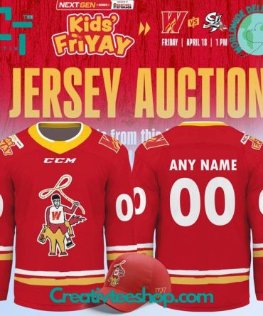 Calgary Wranglers Kids Friday Limited Hockey Jersey