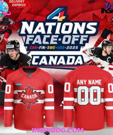 4 Nations Face-Off 2025 Canada Team Special Edition Hockey Jersey