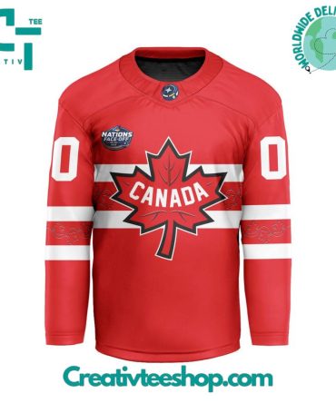 Canada National Ice Hockey Team 4 Nations Face-Off 2025 Hockey Jersey