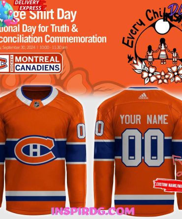 Canadiens Montreal Every Child Matters 2024 Hockey Jersey