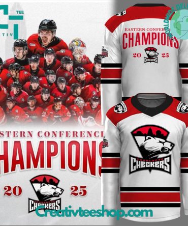 Charlotte Checkers Eastern Conference Champions 2025 Limited Edition Hockey Jersey
