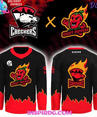 Charlotte Checkers X Ghost Peppers Limited Hockey Jersey