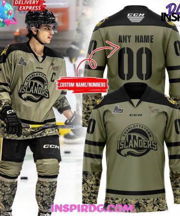 Charlottetown Islanders Military Appreciation 2024 Hockey Jersey