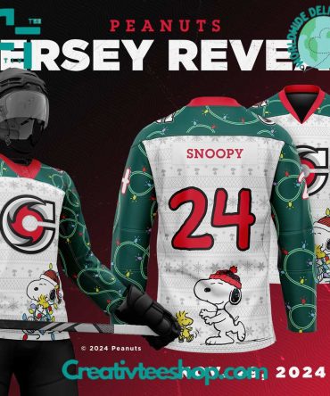 Cincinnati Cyclones X Peanuts 2024 Special Edition Hockey Jersey