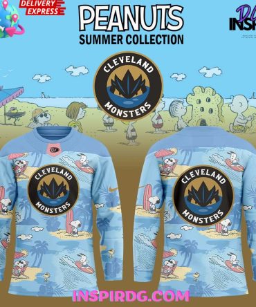 Cleveland Monsters Peanuts Summer Collection Hockey Jersey