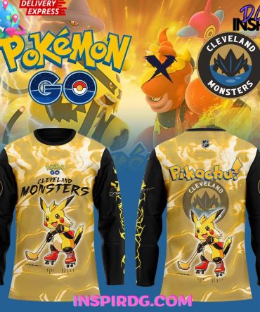 Cleveland Monsters Pokémon Go Special Hockey Jersey