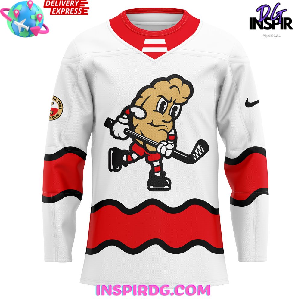 Cleveland Pierogies Hockey Club Pucks & Pierogies Weekend Hockey Jersey - Image 2
