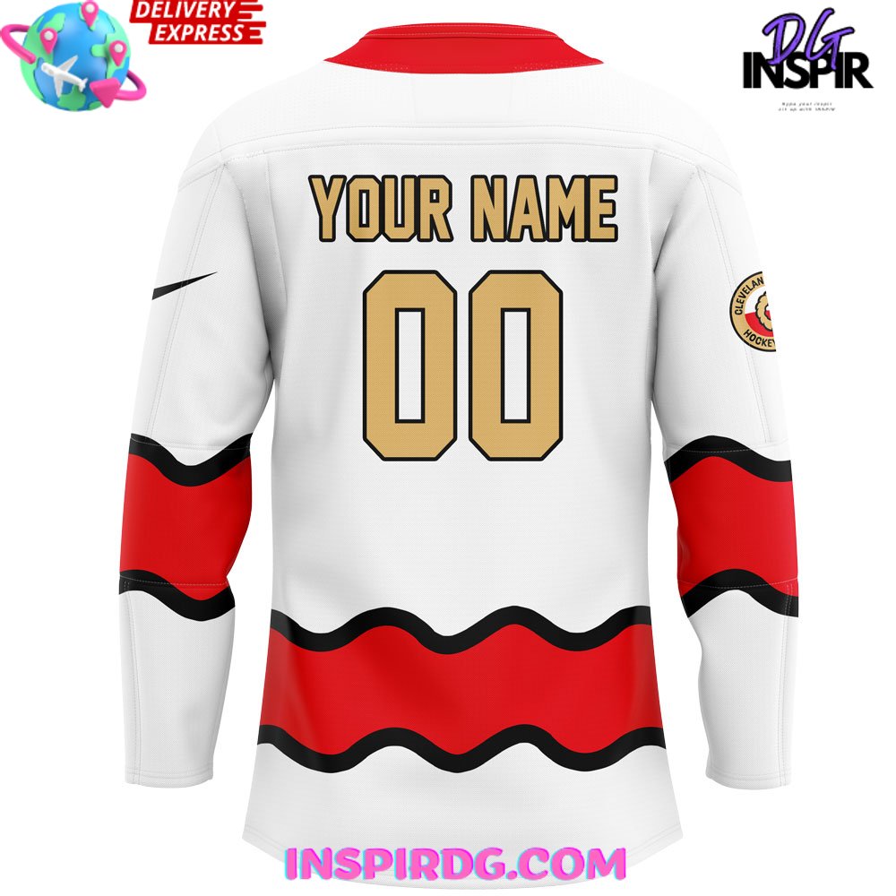 Cleveland Pierogies Hockey Club Pucks & Pierogies Weekend Hockey Jersey - Image 6