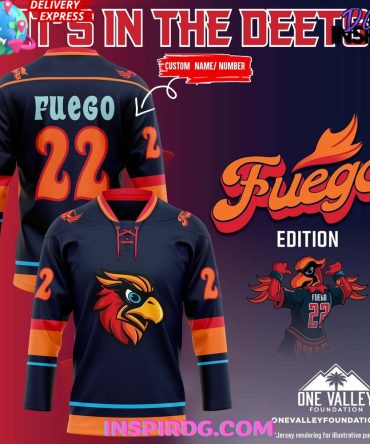 Coachella Valley Firebirds Fuego’S Birthday 2025 Hockey Jersey