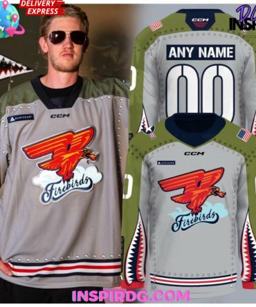 Coachella Valley Firebirds Military Appreciation 2024 Hockey Jersey