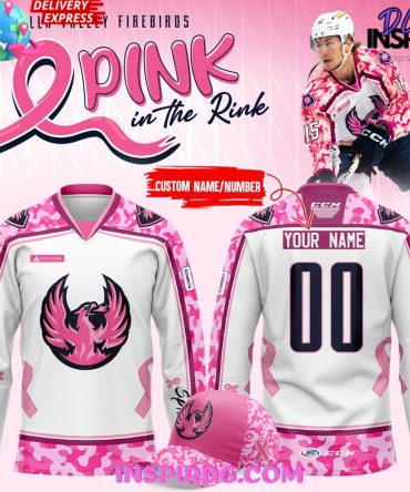 Coachella Valley Firebirds Pink In The Rink 2025 Jersey