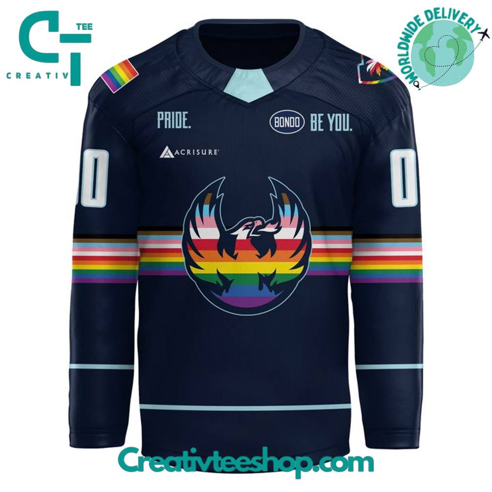 Coachella Valley Firebirds Pride Night 2025 Personalized Hockey Jersey - Image 2