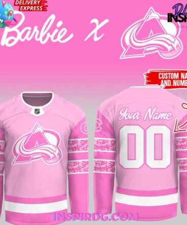Colorado Avalanche Barbie Night 2025 Hockey Jersey