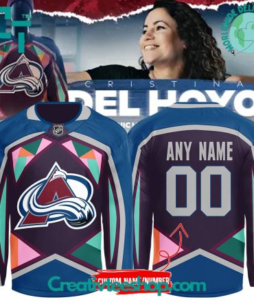 Colorado Avalanche X Nhl Hispanic Heritage Month Hockey Jersey