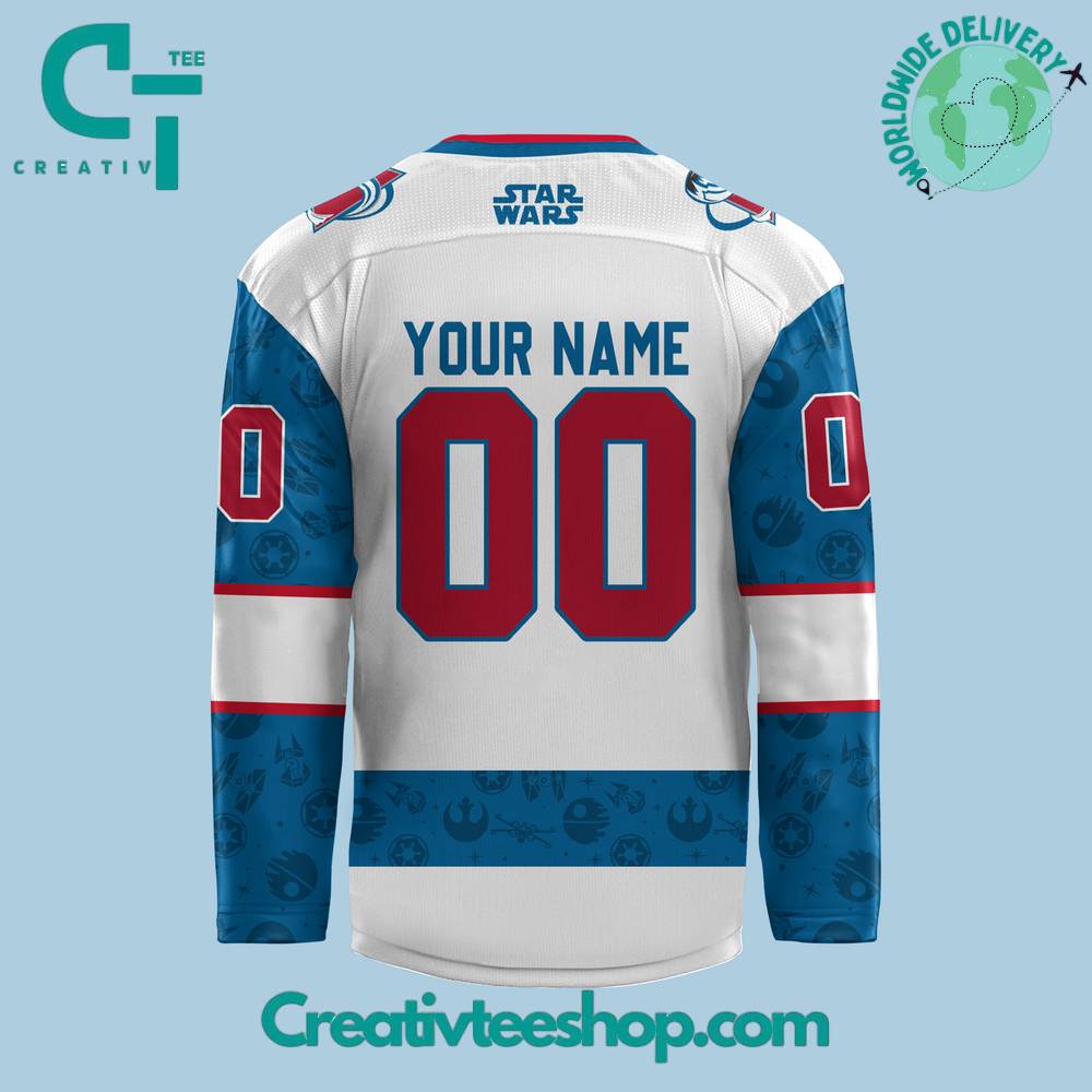 Colorado Avalanche X Star Wars Hockey Jersey - Image 3