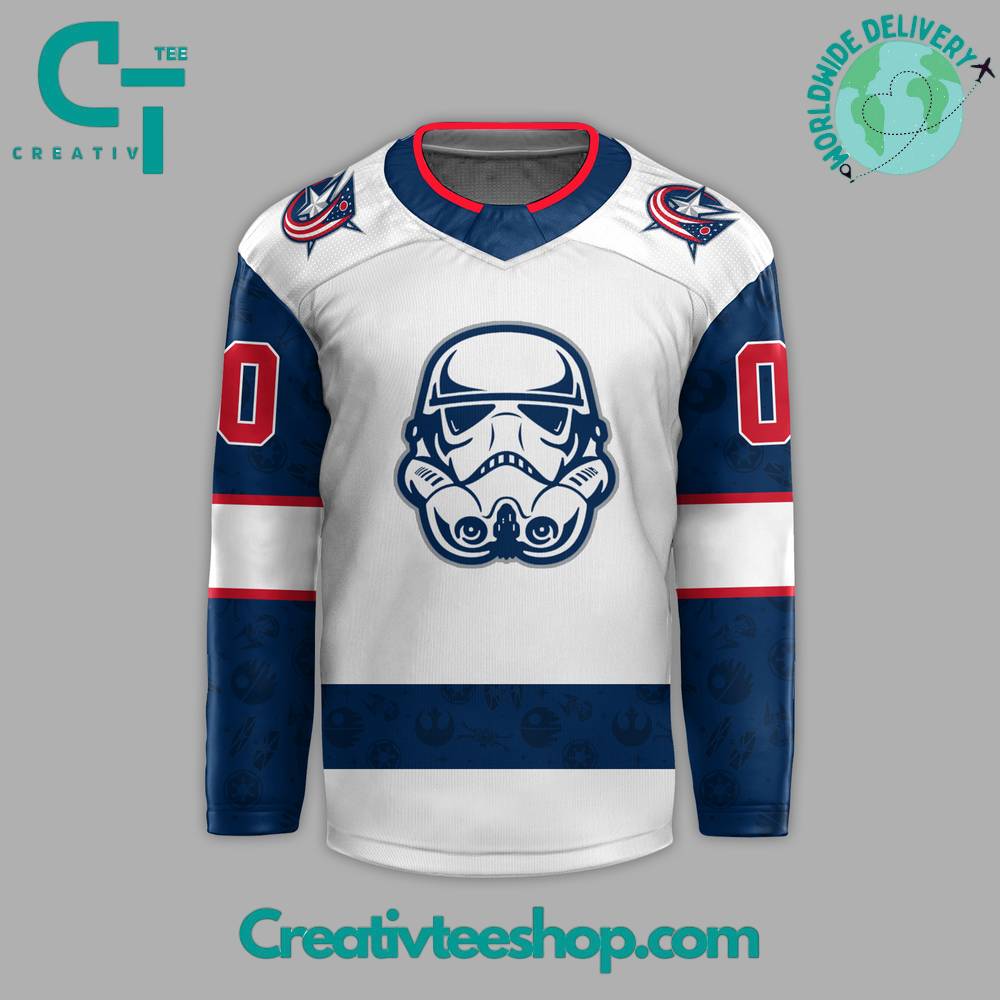 Columbus Blue Jackets X Star Wars Hockey Jersey - Image 2