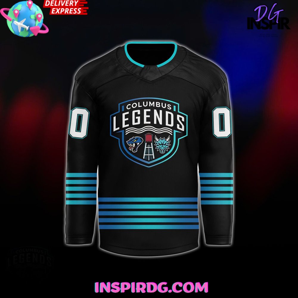 Columbus River Dragons Legends Night 2025 Hockey Jersey - Image 2
