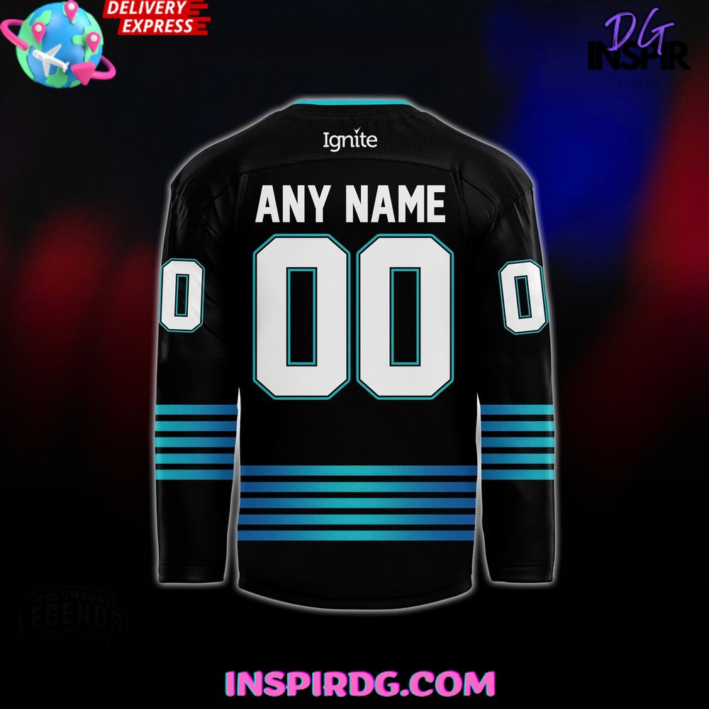 Columbus River Dragons Legends Night 2025 Hockey Jersey - Image 3
