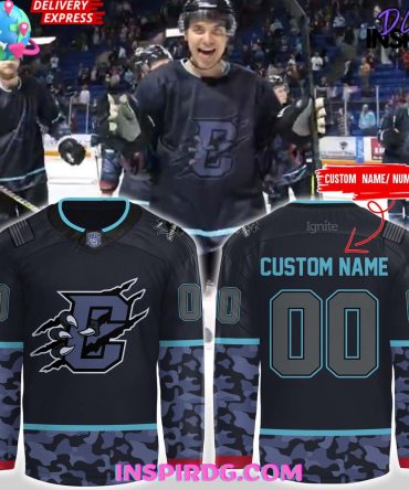 Columbus River Dragons Military Night Special Hockey Jersey